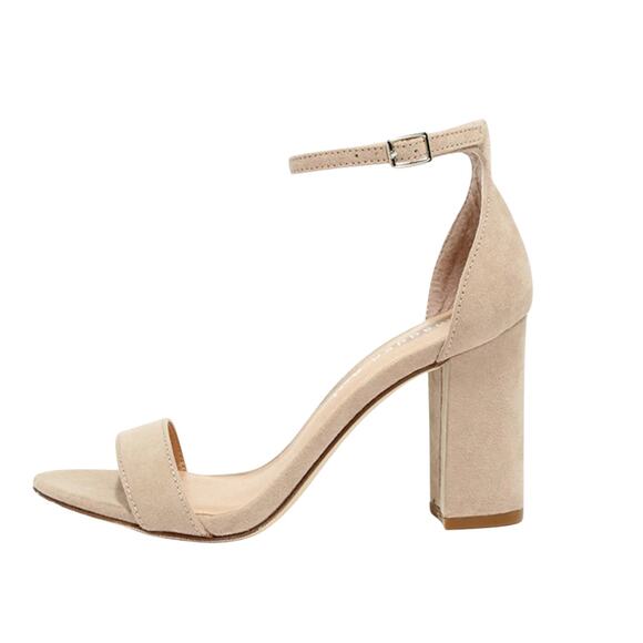 Madden Girl Beella Blush Ankle Strap Heels NEW Size 9 - Picture 2 of 6